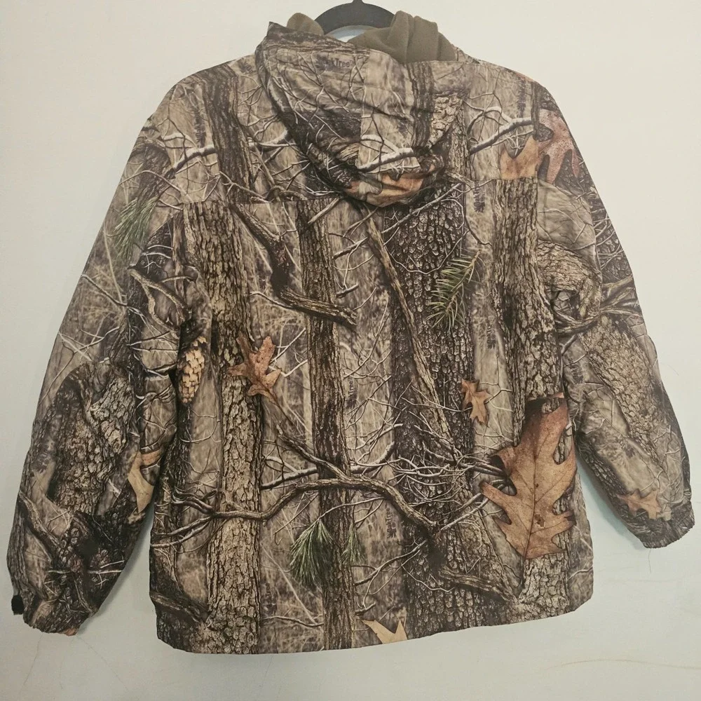 Huntsworth Oak Tree NTA Camouflage‎ Brown Zip Up Puffer Coat